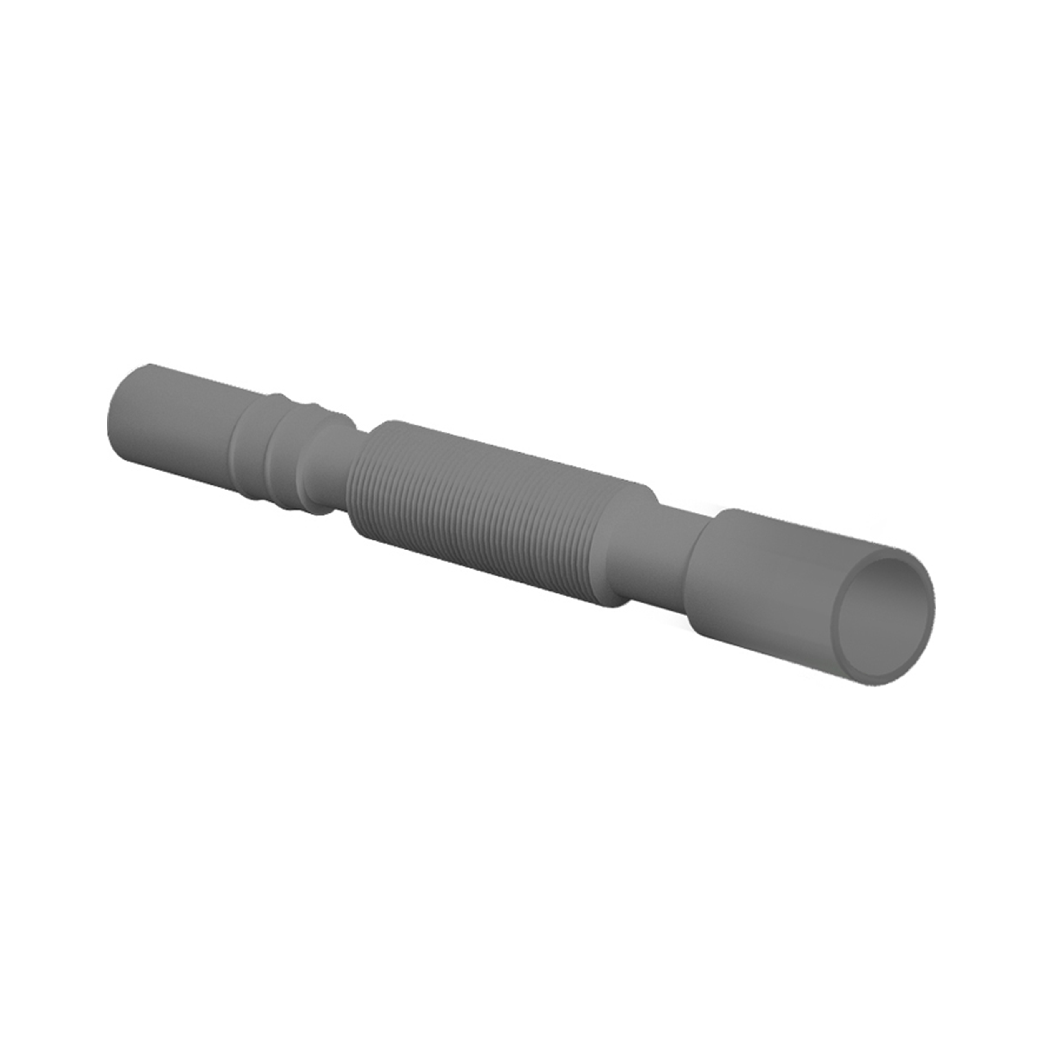 Clou Flexibele slang tbv meubelsifon, grijs rubber